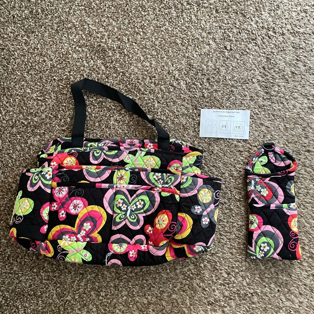 Vibrant Multicolor car organizer Bag Set